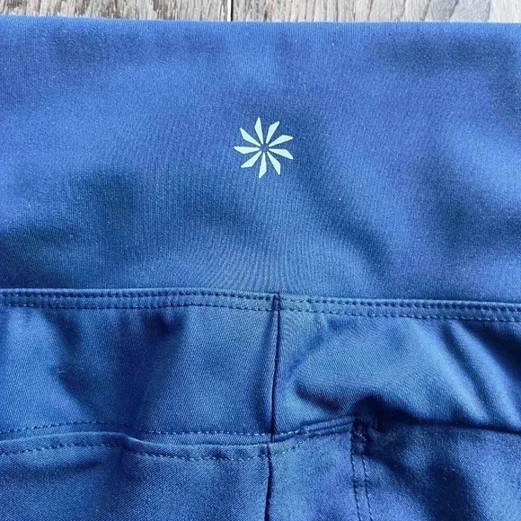 Athleta Fairway Golf Pant Navy Blue Size 2 High Rise Athletic Stretch Activewear - Picture 4 of 9